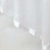 1 x RAW Customer Returns ESLIR sheer curtain with ruffle tape curtains kitchen bistro curtains transparent blinds curtains with satin ribbon voile white HxW 145x300cm 1 piece - RRP €37.3