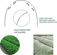 1 x RAW Customer Returns HuaMuDM planting tunnel arches, greenhouse hoops fiberglass, garden tunnel hoops, foil tunnel arches, greenhouse hoops, greenhouse hoops foil tunnel, arches for foil tunnels, garden hoops raised bed - RRP €18.3