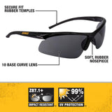 1 x RAW Customer Returns DEWALT Contractor Pro Protective Spectacles - RRP €19.79