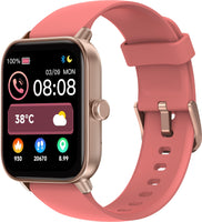 1 x RAW Customer Returns TOOBUR Smartwatch for Women with Phone Function, 1.8 Fitness Watch with 100 Sports, 24 7 Heart Rate, Pedometer and Fitness Tracker, IP68 Waterproof for Swimming, Compatible Android iOS, Red - RRP €39.99