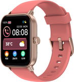 1 x RAW Customer Returns TOOBUR Smartwatch for Women with Phone Function, 1.8 Fitness Watch with 100 Sports, 24 7 Heart Rate, Pedometer and Fitness Tracker, IP68 Waterproof for Swimming, Compatible Android iOS, Red - RRP €39.99