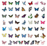 17 x Brand New Butterflies and Flowers Sticker Aesthetic Set - 100 Pieces, NAVK Sticker Decoration for Car Laptop Skateboard Bicycle Moped Motorcycle, Suitable for Girls Women Adults Children - RRP €119.68