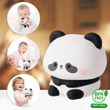 1 x RAW Customer Returns Panda night light, adorable silicone light with dimmable, rechargeable LED lamp with auto-off, decoration for toddlers children s room bedroom birthday gifts for women girls boys - RRP €21.99