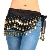 1 x RAW Customer Returns Belly Dance Belt Belly Dance Belt Women Belly Dance Costume with 128 Coins Belly Dance Belt Belly Dance Belt for Women for Yoga Class, Show, Party - RRP €24.0