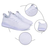 1 x RAW Customer Returns BUBUDENG Women s Shoes Gymnastics Running Shoes Women s Running Gymnastics Casual Walking Jogging Trekking Tennis Mesh Basketball Sport Outdoor Fitness Sports White EU41 - RRP €27.2