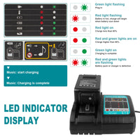 1 x RAW Customer Returns LabTEC DC18RC Battery Charger 14.4V 18V Replacement for Makita DC18RC DC18RA DC18SF Compatible with L1430 BL1860 BL150 BL1820 BL1830 BL1850B BL1840 Li-Ion LXT Tool Battery - RRP €19.2