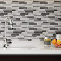 1 x RAW Customer Returns Art3d peel and stick wall tile for kitchen backsplash, 30 x 30 cm, 10 tiles - RRP €37.3