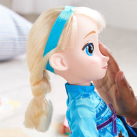 1 x RAW Customer Returns Disney Store doll ELSA from the Animator Collection, Frozen, 39 cm 15 , real-looking hair for combing, outfit and shoes, with Olaf as a satin plush toy, collectible doll from 3 years - RRP €32.71