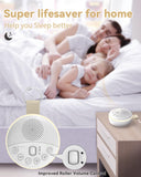 1 x RAW Customer Returns ANSTEN White Noise Machine Baby, 21 Soothing Sounds White Noise, Wheelup Volume Control, Portable White Noise Baby with Memory Function Timer Adjustable Night Light, Sleep Aid for Babies - RRP €30.24