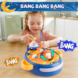 1 x Brand New Whack game, hit the mole, 360 rotating musical fishing game, mini arcade toy with light, Montessori electronic rotating interactive game hammer game toy for ages 3 4 5 6 7 8 years and up - RRP €12.1