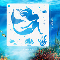 1 x RAW Customer Returns Chstarina 16 Pieces Sea Creatures Stencils Sea Animal Painting Stencils Set Sea Painting Templates Reusable Drawing Stencils Pattern for DIY Crafts Scrabooking Painting on Wood Wall Decoration - RRP €6.99