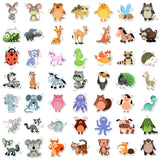 1 x RAW Customer Returns Mistree 100 stickers animals for children, adhesive stickers for toddlers, waterproof animal stickers for sticking on - RRP €8.99