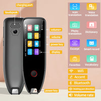 1 x RAW Customer Returns Translator with voice output, 113 languages translator, digital reading pen for dyslexia, smart language translator supports voice, scan, photographic translation, for meetings, travel, learning - RRP €70.28