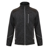 1 x RAW Customer Returns WORK IDEA Men s knitted fleece jacket, fleece cardigan, breathable outdoor fleece jackets for men, warm and lightweight knitted fleece jacket with zip... - RRP €37.81