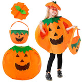 19 x Brand New TIANHOO Halloween Outfit Pumpkin, Halloween Costume Pumpkin Sleeveless Pumpkin Clothing Pumpkin Hat and Pumpkin Bag Small Boys and Girls Carnival Costumes, Carnival Costumes - RRP €219.83