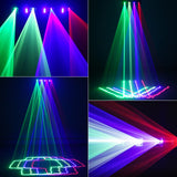 1 x RAW Customer Returns Strobe Disco Light, UKing 30W RGB DJ Projector Disco Stage Lighting Party Light Music Controlled Light Effect DMX Effect Spotlight for Party Bar Birthday Christmas - RRP €131.09