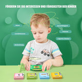 1 x RAW Customer Returns Talking flash cards children s toys from 2 3 4 5 6 years educational games for autism educational toys learning German for children preschool children gift for boys girls 2-4 years 112 sheets 224 words - RRP €15.92