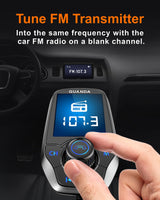 1 x RAW Customer Returns Bluetooth FM Transmitter Car, Wireless 4-in-1 Radio AUX Adapter with 3 Port USB, PD 20W Charger, SD TF Card, 5 EQ Modes, 1.8 Color Display Hands-Free Function Car Cigarette Lighter MP3 Player - RRP €42.35