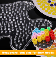 1 x RAW Customer Returns Zocipro 15 pieces iron-on bead plates, templates for beads for crafting, pegboards for peg beads with ironing paper accessories, 15 patterns handicrafts for children gift boys girls - RRP €13.95