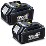 1 x RAW Customer Returns VANTTECH 2 pieces 5.0 Ah Li-Ion replacement for Makita 18V battery BL1850B BL1850 BL1840B BL1840 BL1830B BL1830 BL1850 BL1835 BL1845 BL1815 - RRP €49.4