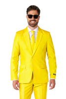 1 x RAW Customer Returns Suitmeister Party Costumes for Men - Solid Color Suit for Costumes for Carnival, Halloween Parties and Theme Parties - Yellow - Size XXL - RRP €45.32