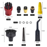 1 x RAW Customer Returns 8 Steam Cleaner Accessories for K rcher SC1 SC2 SC3 SC4 SC5 Easyfix, Steam Cleaner Spare Parts Included 3 Round Brushes, 1 Copper Round Brush, 1 Large Round Brush, 1 Nozzles, 1 Extended Nozzle and 1 Crevice Nozzle - RRP €25.97