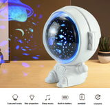 4 x Brand New Astronaut LED Galaxy Projector Starry Sky Night Light, Astronaut Projector with 3 Projection Themes, 8 Music and 4 Light Modes for Bedroom and Ceiling Projector Adults Gifts Christmas - RRP €81.6