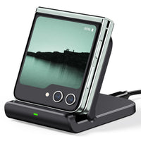 1 x RAW Customer Returns SwanScout Charging Station for Samsung Z Flip 6, SwanScout 501S, Foldable Inductive Charging Station for Galaxy Z Flip 6 5 4 3, Wireless Charger for Z Flip Series Moto Razr50 No Adapter  - RRP €24.99