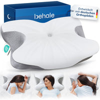 1 x RAW Customer Returns BEHALE - Orthopedic pillow for all sleep types I Neck support pillow for restful sleep I Memory foam pillow for ideal adjustment I Pillow Neck pain ergonomic pillow - RRP €40.28