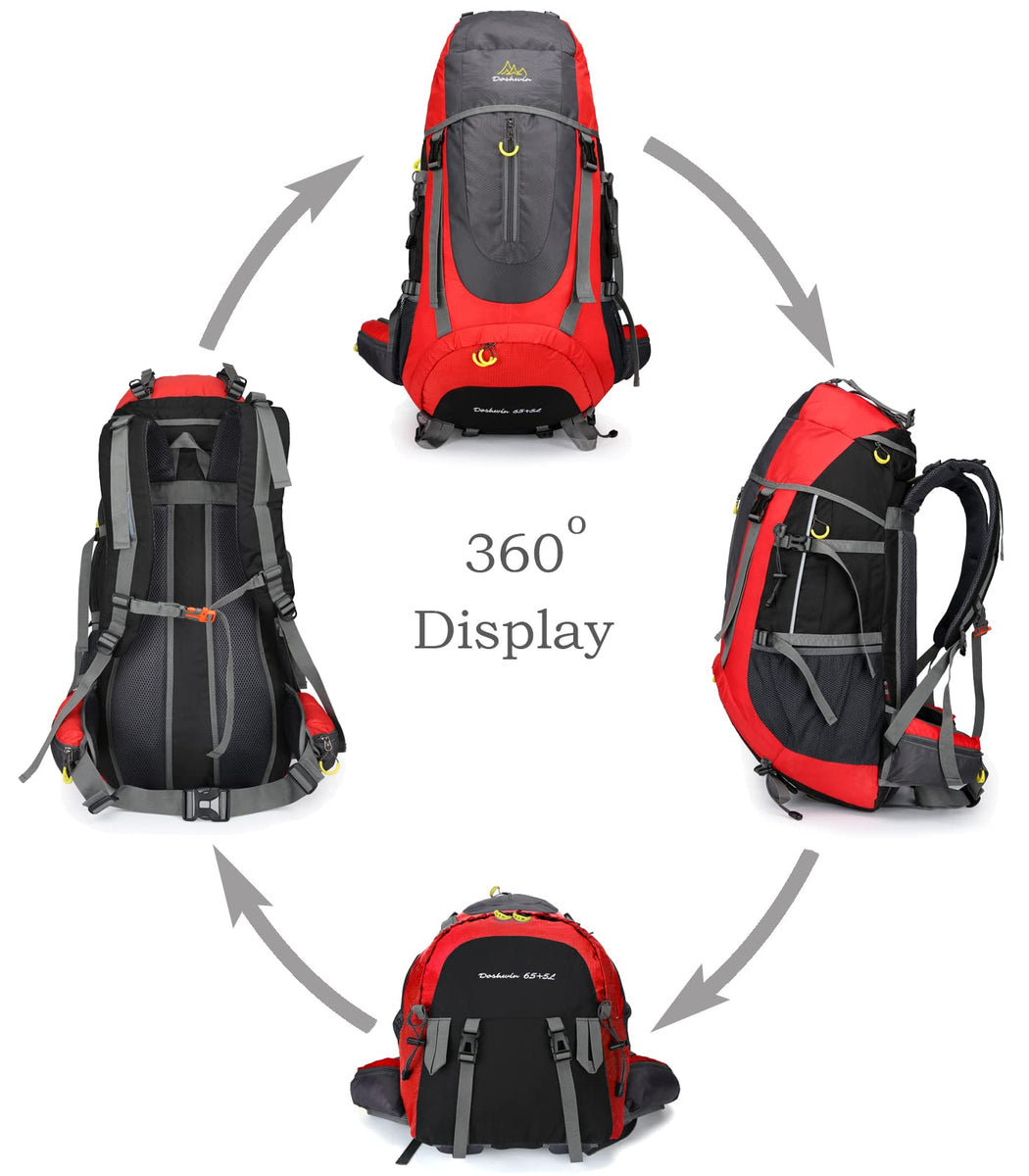 1 x RAW Customer Returns Doshwin 70L Trekking Backpack Camping Backpac ...