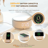 1 x RAW Customer Returns COLSUR Birthday Gifts for Women, 6 in 1 Wireless Charger with Mirror Lights, Alarm Clock, Bluetooth Speaker, Phone Holder, Thank You Gifts for Women Mom Girlfriend - RRP €39.99