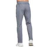 1 x RAW Customer Returns JustSun jogging pants men s training pants men s sports pants men s long cotton fitness pants men s zipper pockets gray M - RRP €32.99