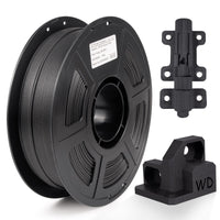 1 x RAW Customer Returns IEMAI PETG Carbon Fibre Filament 1.75 mm, 3D Printer Filament PETG, Carbon Fibre Filament 1.75 PETG Filled with 20 Carbon Fibre, PETG Filament 1.75 mm, Matte Black 1 kg Spool - RRP €38.99