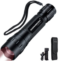 1 x RAW Customer Returns DARKBEAM Infrared Flashlight Night Vision 850nm LED Infrared Light 10W, Work for Night Vision Devices, Zoomable Invisible IR Illuminator with Battery Rechargeable for Hunting, Observation, Rescue, 501BX - RRP €40.33