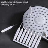 1 x Brand New Tissting 10 Pieces Small Hole Cleaning Brush, Shower Nozzle Dredge Shower Head Cleaning Brush Sink Drain Pipe Cleaning Brush for Cup Pipe - RRP €19.2