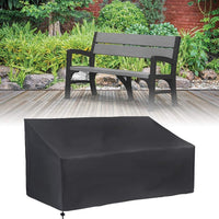 1 x RAW Customer Returns Garden Bench Cover 3 Seater Outdoor Bench Cover Waterproof Windproof Dustproof UV Resistant 210D Oxford Outdoor Furniture Cover 163 x 66 x 89 cm  - RRP €20.4