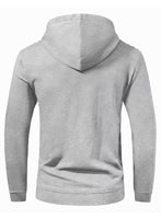 1 x Brand New JMIERR Men s Oversized Hoodie Winter strikehoodie with Fitness Sweatshirts Hood with Pocket Gray XXXL - RRP €25.69