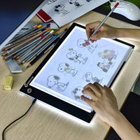 1 x RAW Customer Returns XIAOSTAR LED Light Pad A4, Light Table Adjustable Light Box Copy Board Light Box, with Type-C Charging Cable for Diamond Painting Sketching Animation A4  - RRP €32.45