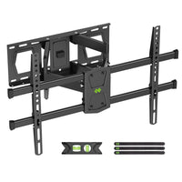 1 x RAW Customer Returns USX-MOUNT TV wall mount swivel tiltable for 42-82 inch LED, LCD TV, TV wall mount Max. VESA 600x400mm, TV mount with extendable ultra-strong 6 arms, TV mount - RRP €55.99