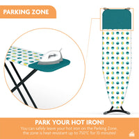 6 x Brand New IRONING BOARD COVER WITH PARKING AREA - SUPER SAFE IRONING - 120x40CM - AVAILABLE IN TWO SIZES - 100 COTTON AND ULTRA THICK MOLTON LAYER - Extra ironing comfort LaundrySpecialist - RRP €134.52