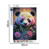 17 x Brand New 5D Diamond Art Painting Kit, Diamond Painting Pictures Set, Diamond Painting Rhinestone Embroidery Painting Painting Set for Adults, Children, Home, Wall Decorations Panda  - RRP €102.68