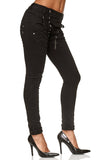 1 x RAW Customer Returns Elara women s jeans boyfriend baggy button placket Chunkyrayan C613K-15 F15 Black 40 L - RRP €34.95