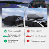 1 x RAW Customer Returns Sailnovo Vehicle Roof Box Car Roof Bag for Travel Weatherproof 700D PVC Material Foldable, Suitable for Cars, Trucks, SUV, 580 Liters 20 Cubic Feet - RRP €109.99