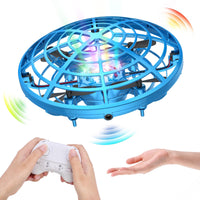 1 x RAW Customer Returns Kriogor Mini Drones, New Drones Main,Mini-Drone UFO Mains Libres H licopt re Induction Infrarouge Rotaion 360 ,T l commande Mini Avion Jouet LED Jouet Volant Cadeau Jouet pour Gar ons et Filles - RRP €29.0