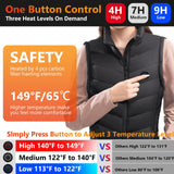 5 x Brand New Tonfarb Heated Vest Women, Heated Vest with 10000 mAh Battery, Heated Jacket with 6 Heating Zones, 3 Temperature Levels for Motorcycle Camping, Outdoor Activities - RRP €399.95