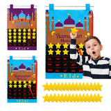 1 x Brand New Ramazan Calendar Children, Ramadan Calendar, Ramadan Calendar 2024, 30 Day Eid Mubarak Countdown Calendar Felt, Ramazan Calendar for Ramadan Decoration Purple A  - RRP €16.8