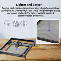 1 x RAW Customer Returns YOOPAI Honeycomb Table 400x400x22MM, Laser Engraving Worktable with Aluminum Plate for Laser Cutter and Engraving Accessories, Desk Protector, Fast Heat and Smoke Dissipation, 15.7 x 15.7  - RRP €35.99