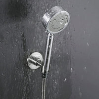 1 x RAW Customer Returns simpletome Shower Holder Bracket Chrome Shower Sliding Hand Shower Holder for Shower SUS304 Stainless Steel silver  - RRP €16.99