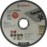 1 x RAW Customer Returns Bosch Accessories Professional 10x cutting disc straight standard for Inox - Rapido stainless steel, WA 60 T BF, 125 mm, 1.0 mm, angle grinder accessories  - RRP €12.06