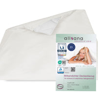 1 x RAW Customer Returns Allsana allergy sufferers duvet cover 240x220 cm Allergy bedding Anti mite encasing Mite protection for house dust allergy sufferers Allergen-proof intermediate cover for the duvet T V tested - RRP €49.31